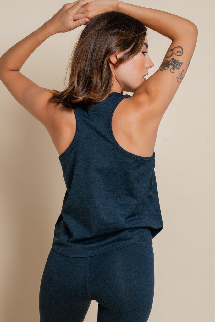 Women's Train Relaxed Tank - Midnight