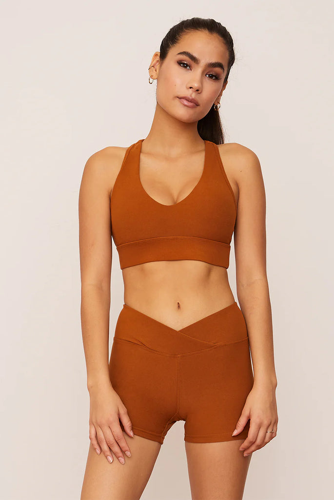 Women's Racerback Bra - Turmeric