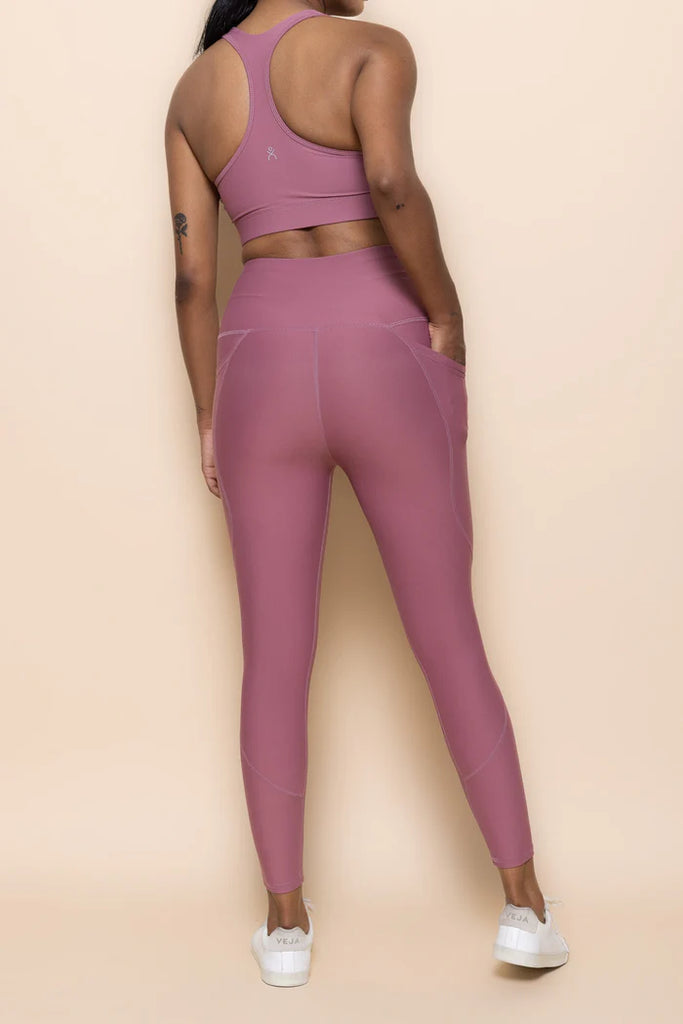 Next Level Tight Pocket Leggings - Blush Pink