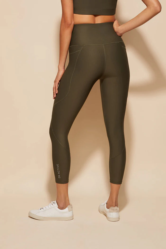 Next Level Tight Pocket Leggings - Khaki