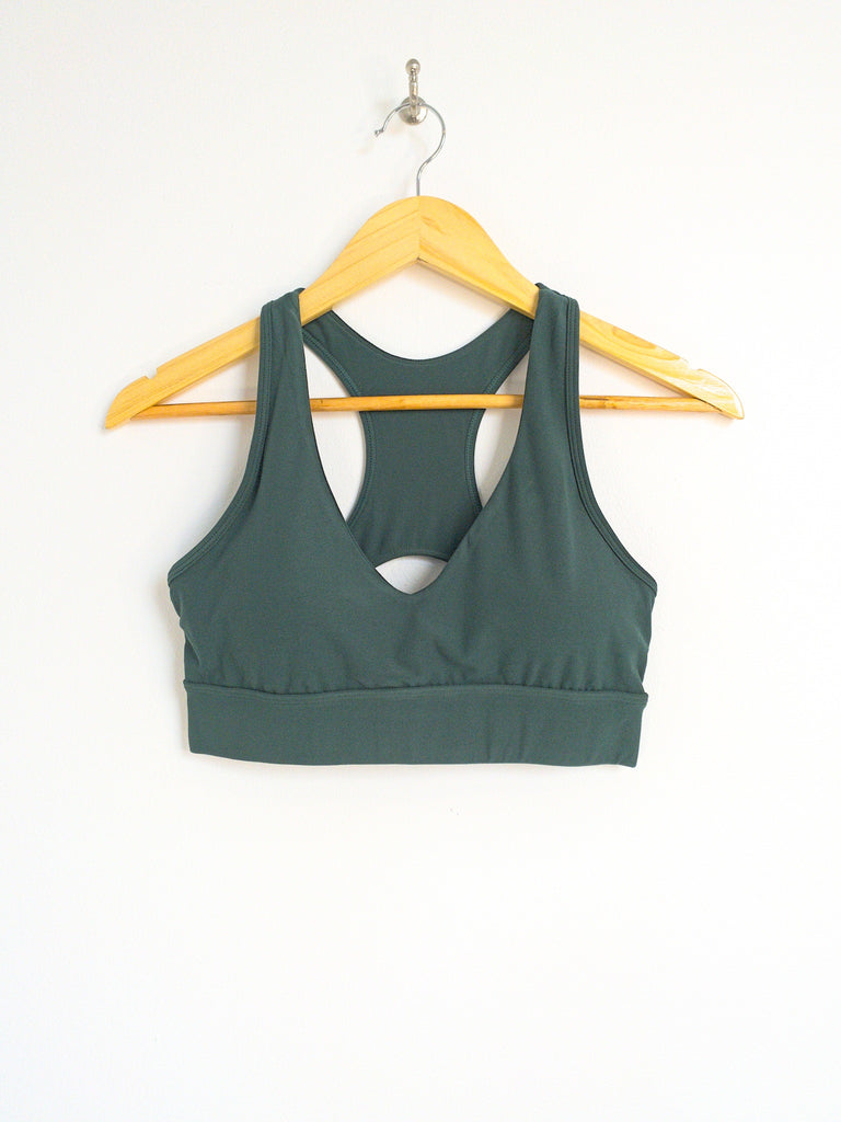 Women's Racerback Bra - Thyme